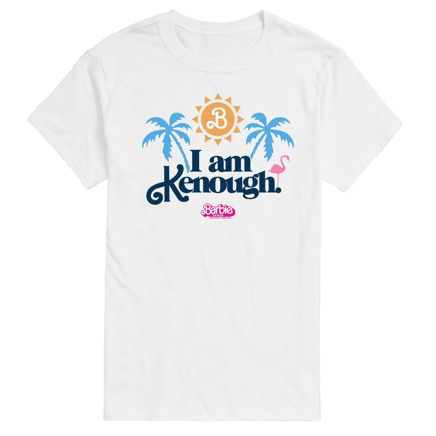 Barbie The Movie - I Am Kenough Palm Trees - Men's Short Sleeve Graphic T-Shirt sold by Zulily product image thumbnail 2