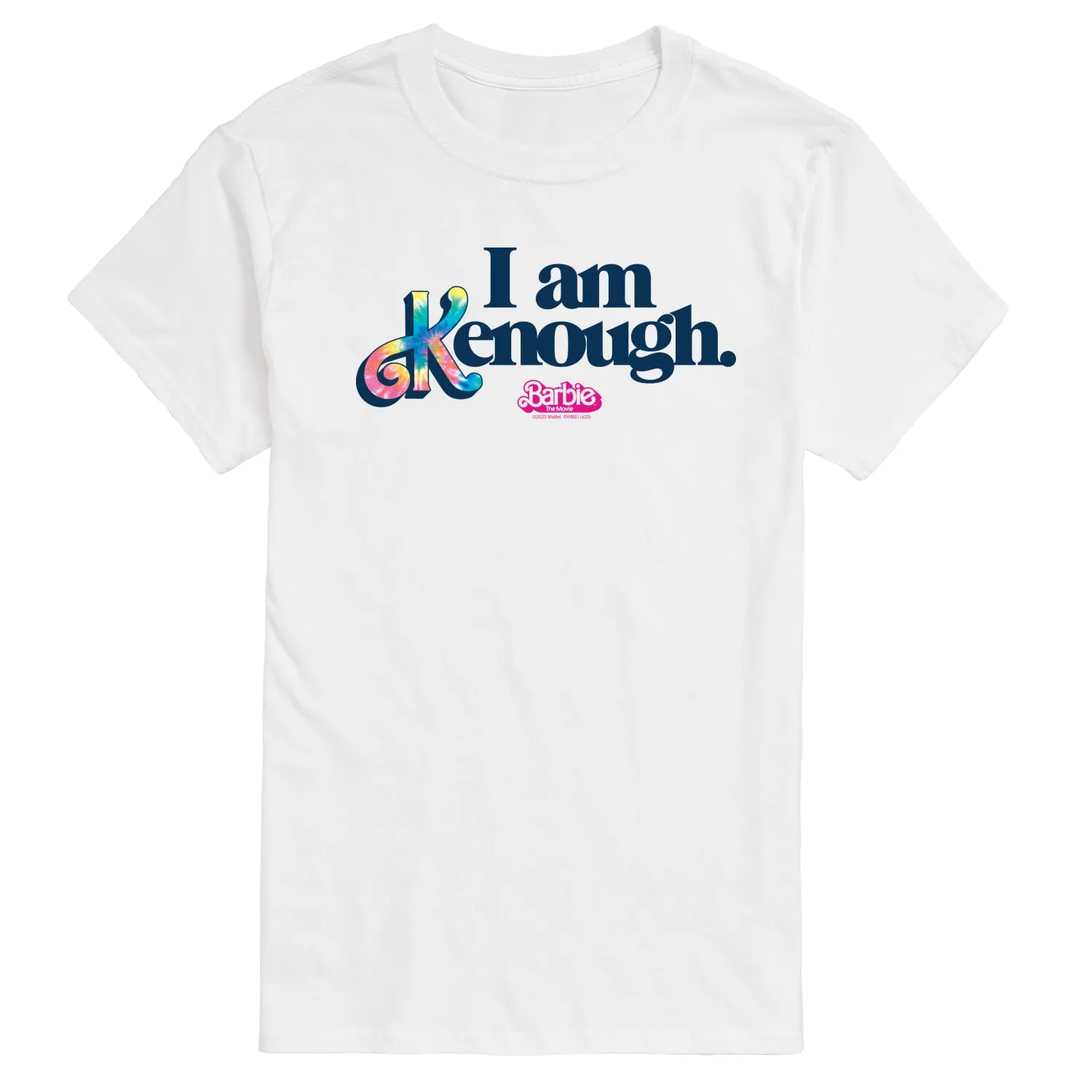 Barbie The Movie - I Am Kenough Tie Dye - Men's Short Sleeve Graphic T-Shirt sold by Zulily product image thumbnail 3