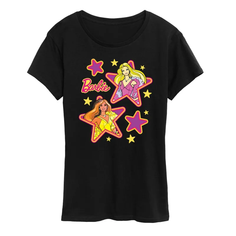 Barbie - Superstar 70S Barbie - Women'S Short Sleeve Graphic T-Shirt sold by Zulily
