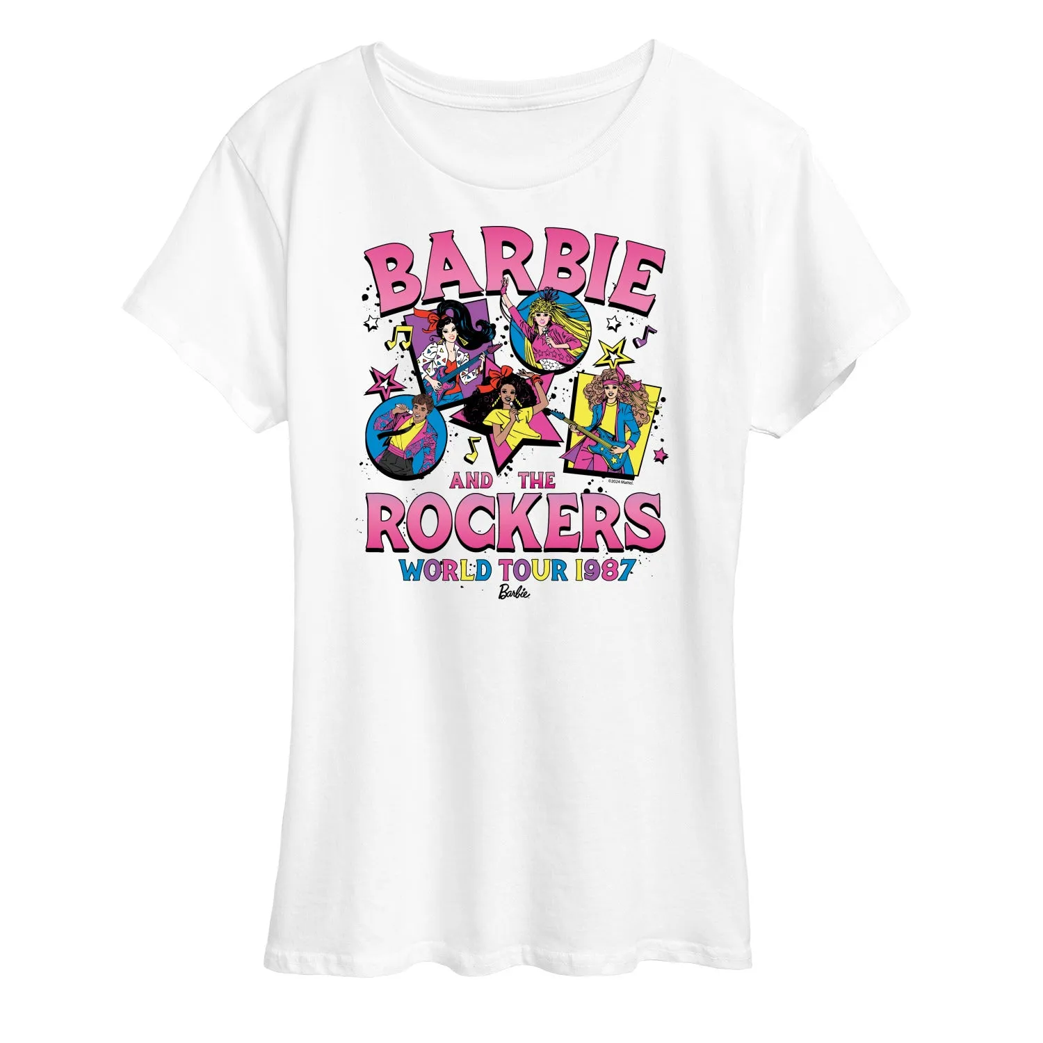 Barbie - Barbie And The Rockers - Women'S Short Sleeve Graphic T-Shirt sold by Zulily product image thumbnail 2