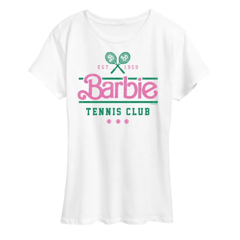 Barbie - Barbie Tennis Club - Women'S Short Sleeve Graphic T-Shirt sold by Zulily