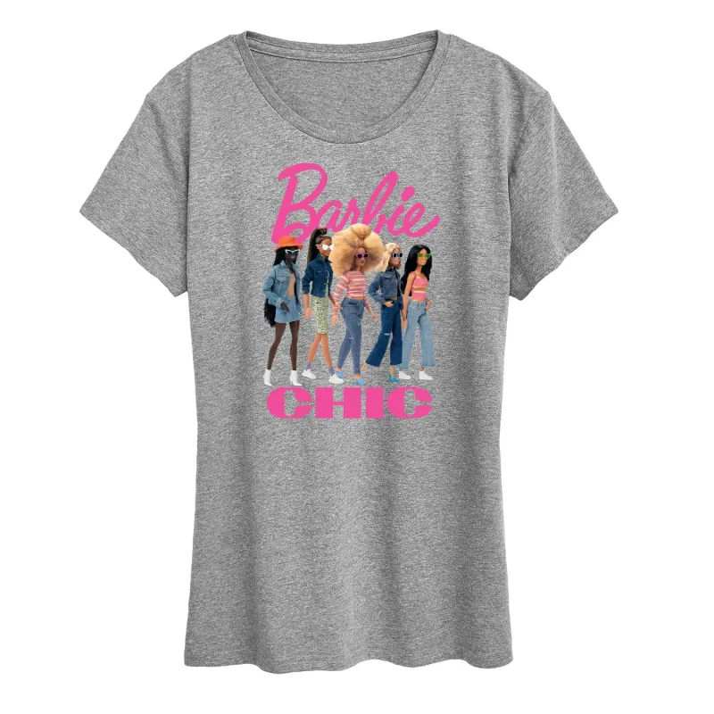 Barbie - Barbie Chic - Women's Short Sleeve Graphic T-Shirt sold by Zulily