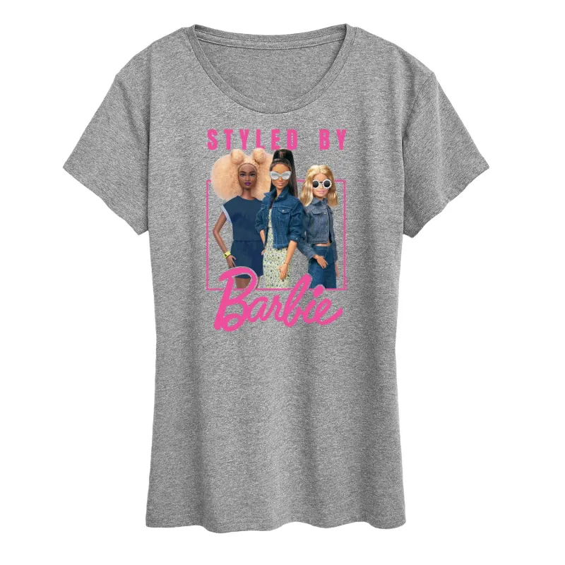 Barbie - Styled By Barbie - Women's Short Sleeve Graphic T-Shirt sold by Zulily