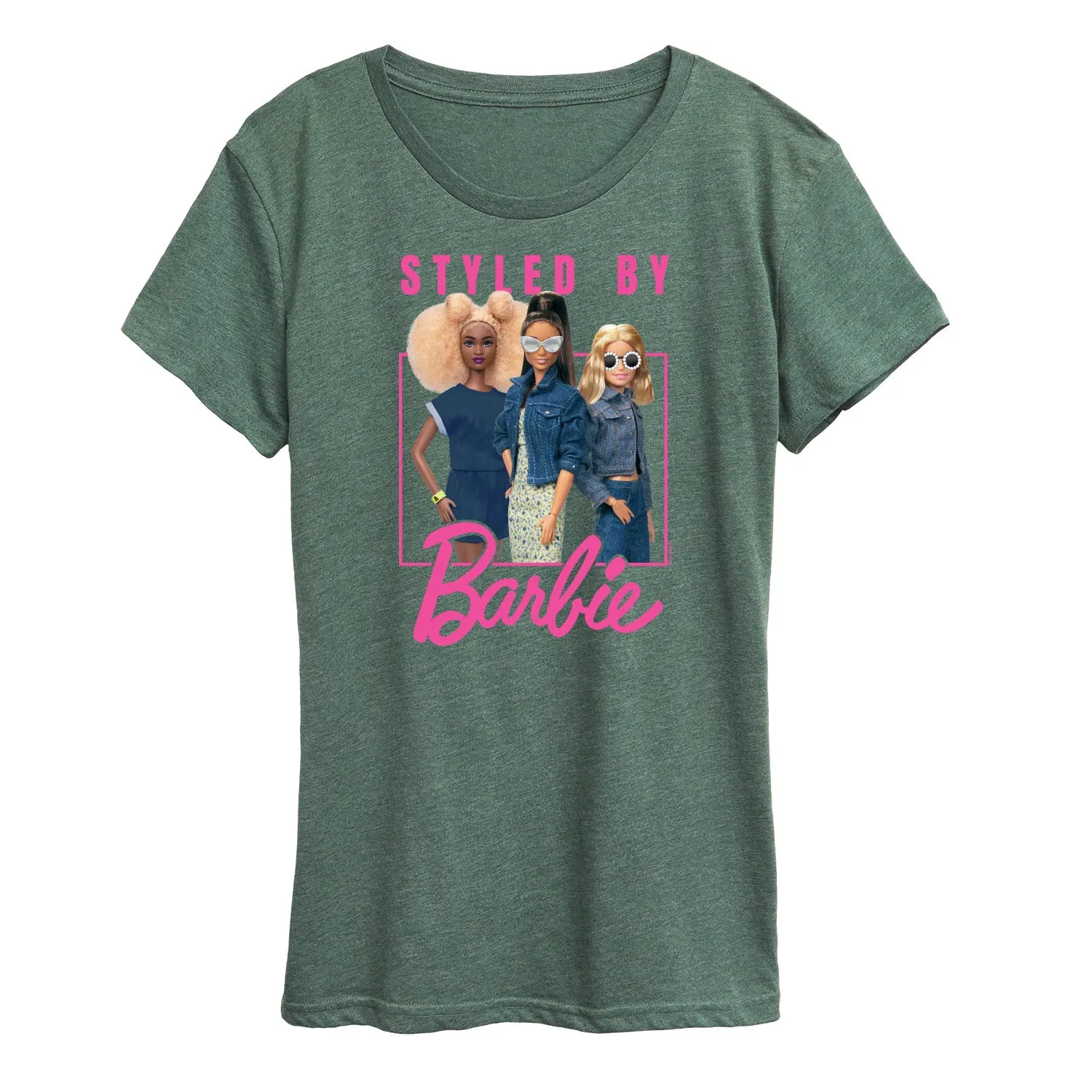 Barbie - Styled By Barbie - Women's Short Sleeve Graphic T-Shirt sold by Zulily product image thumbnail 2
