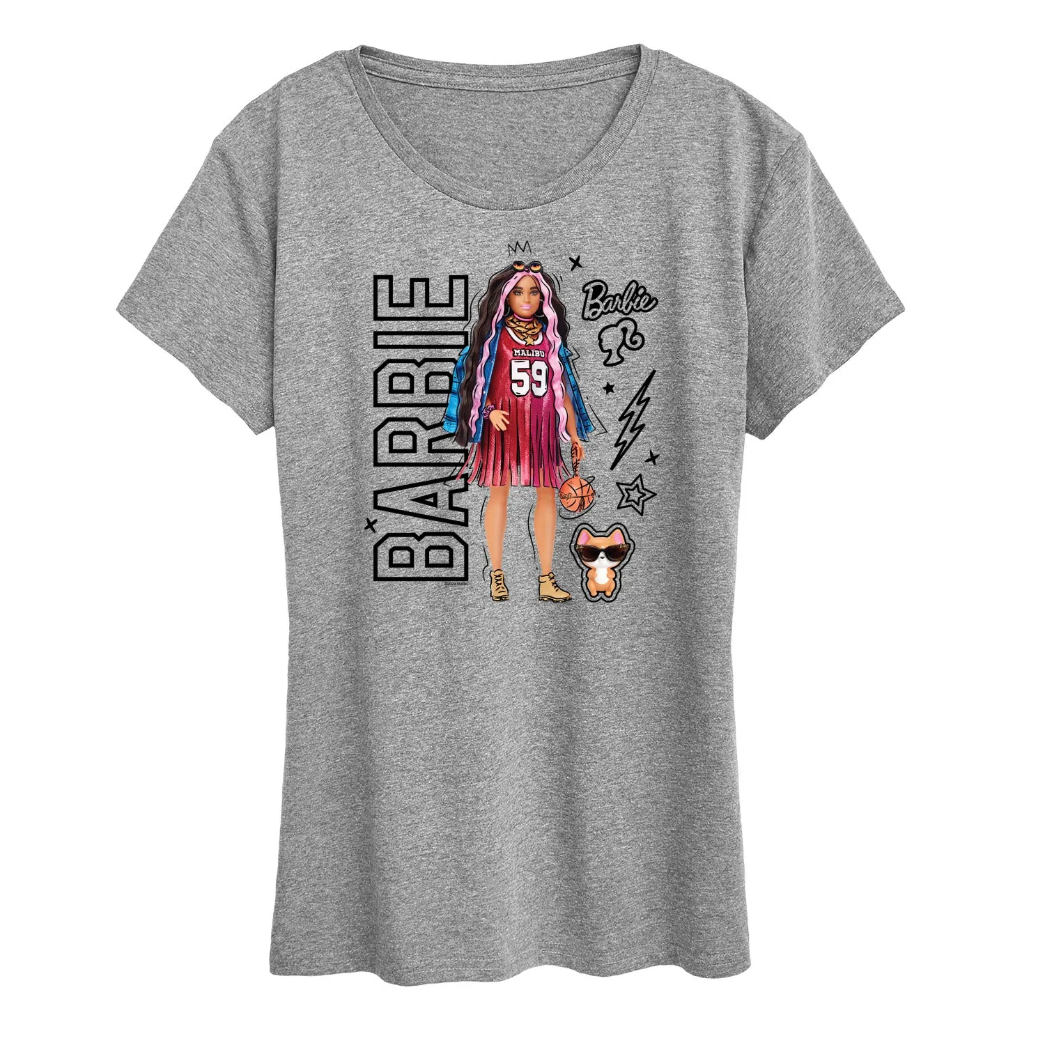 Barbie - Barbie Street Fashion - Women'S Short Sleeve Graphic T-Shirt sold by Zulily product image thumbnail 2