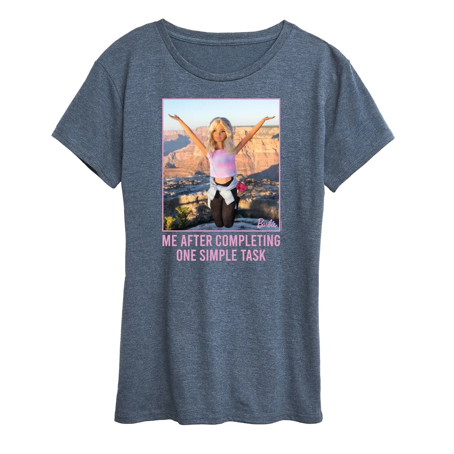 Barbie - One Simple Task - Women's Short Sleeve Graphic T-Shirt sold by Zulily