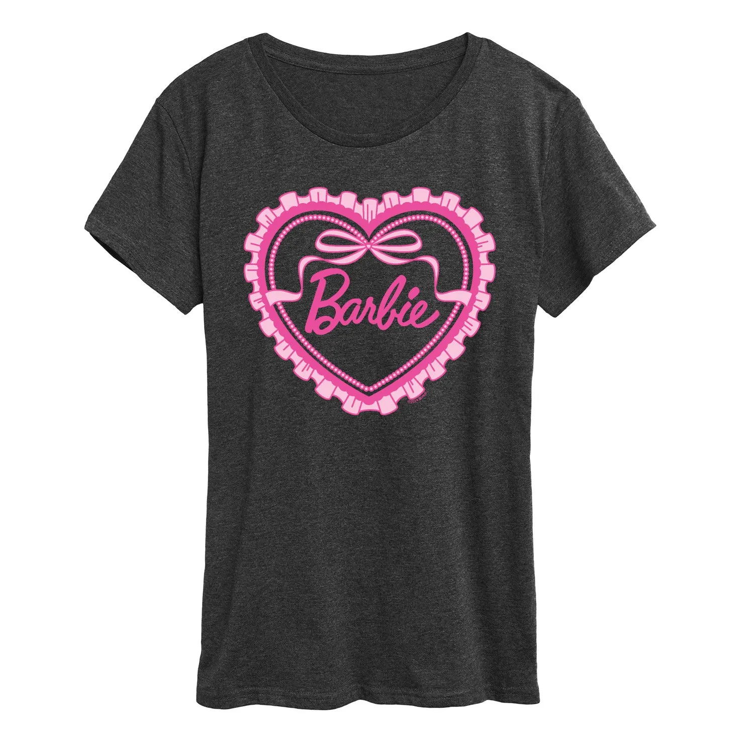Barbie - Coquette Heart - Women's Short Sleeve Graphic T-Shirt sold by Zulily product image thumbnail 4