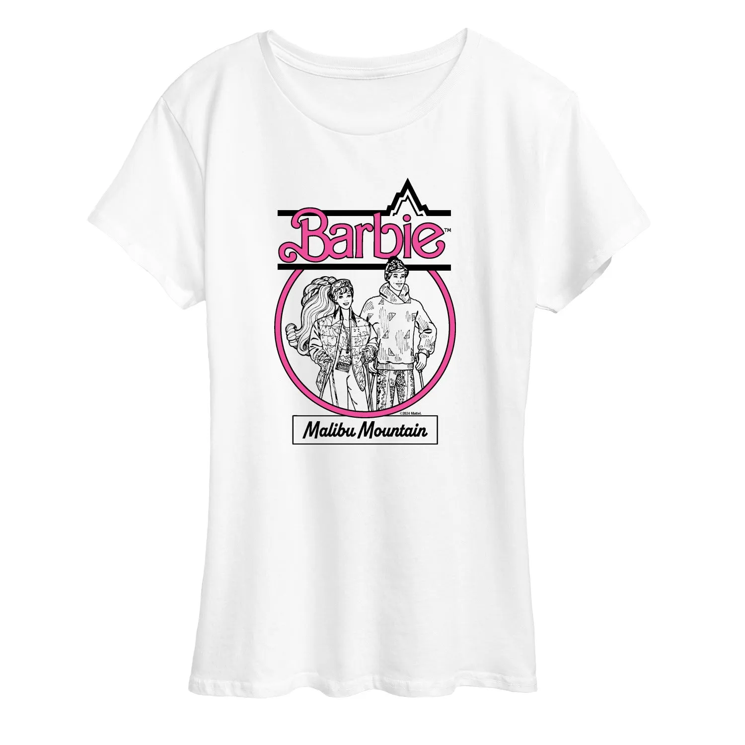 Barbie - Malibu Mountain - Women's Short Sleeve Graphic T-Shirt sold by Zulily product image thumbnail 4