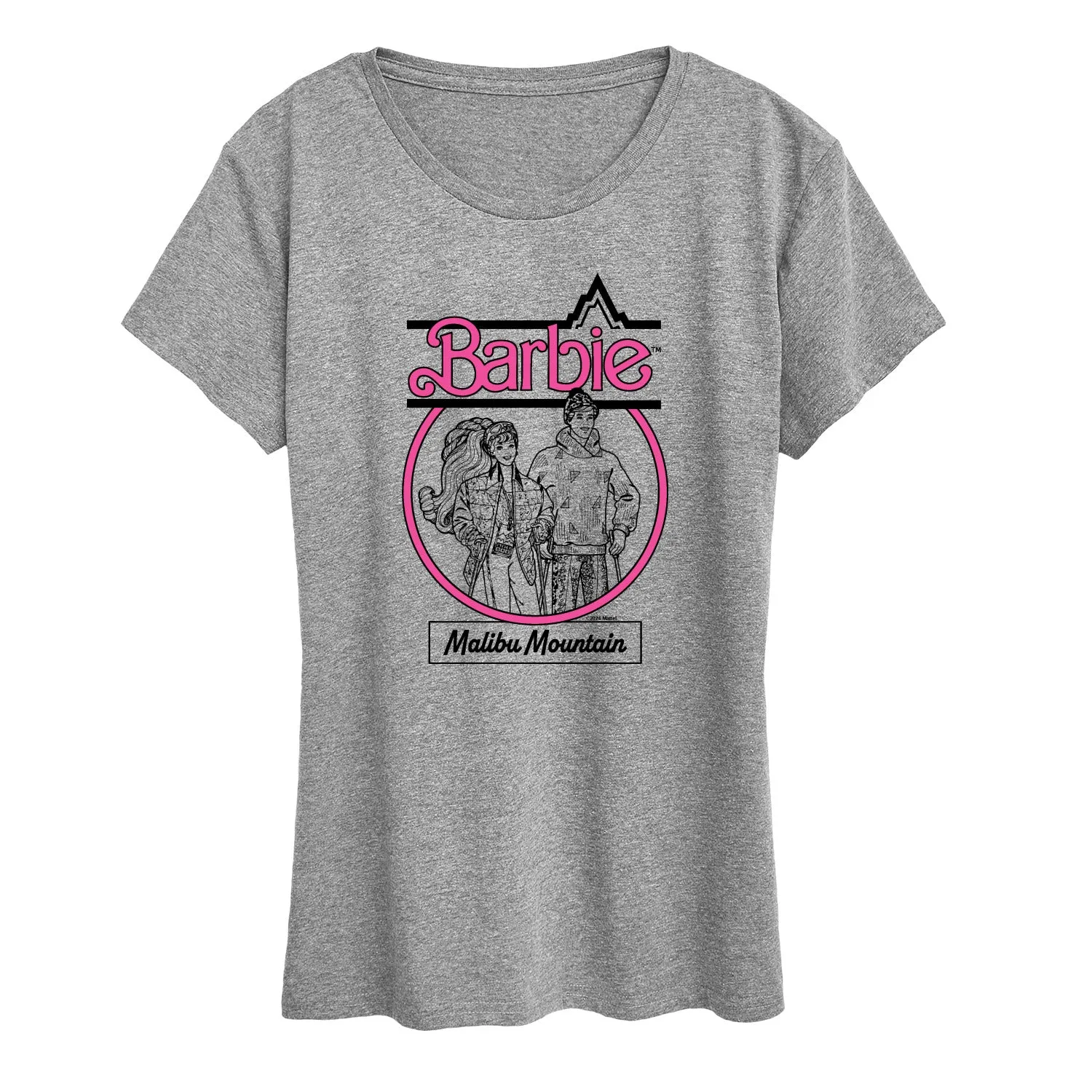 Barbie - Malibu Mountain - Women's Short Sleeve Graphic T-Shirt sold by Zulily product image thumbnail 2