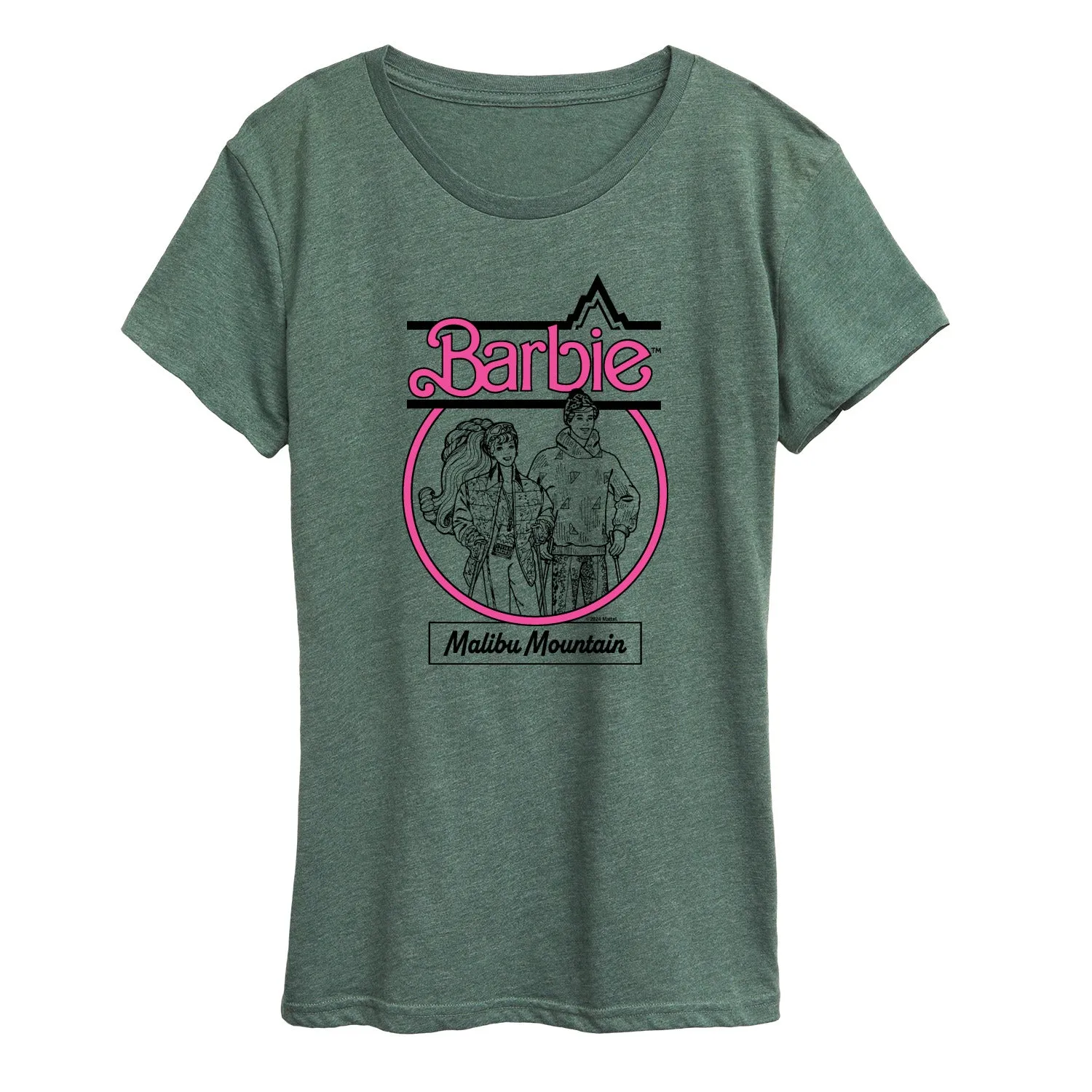 Barbie - Malibu Mountain - Women's Short Sleeve Graphic T-Shirt sold by Zulily product image thumbnail 3