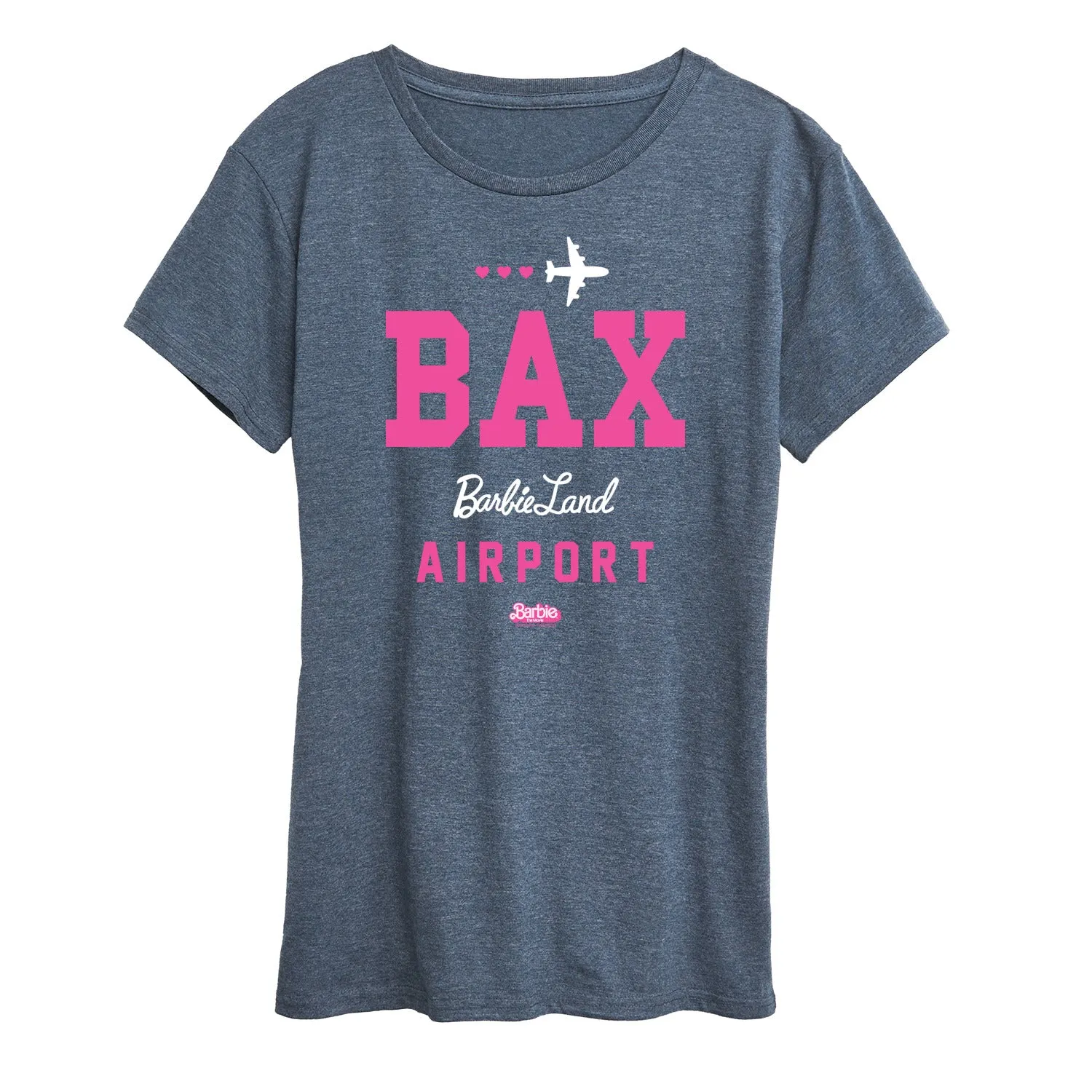 Barbie the Movie - BAK - Barbie Land Airport - Women's Short Sleeve Graphic T-Shirt sold by Zulily product image thumbnail 2