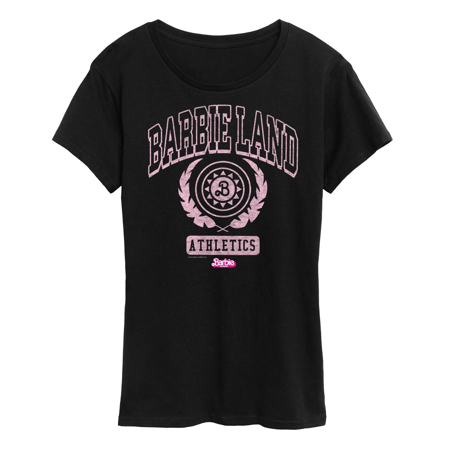 Barbie the Movie - Barbie Land Athletics - Women's Short Sleeve Graphic T-Shirt sold by Zulily