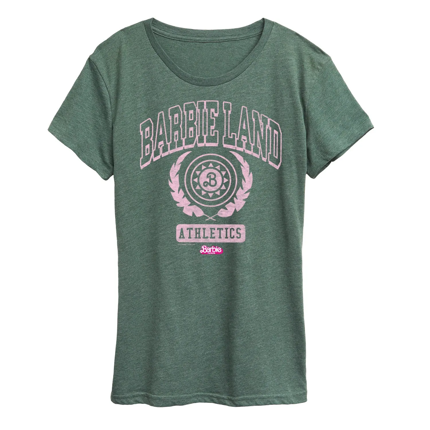 Barbie the Movie - Barbie Land Athletics - Women's Short Sleeve Graphic T-Shirt sold by Zulily product image thumbnail 3