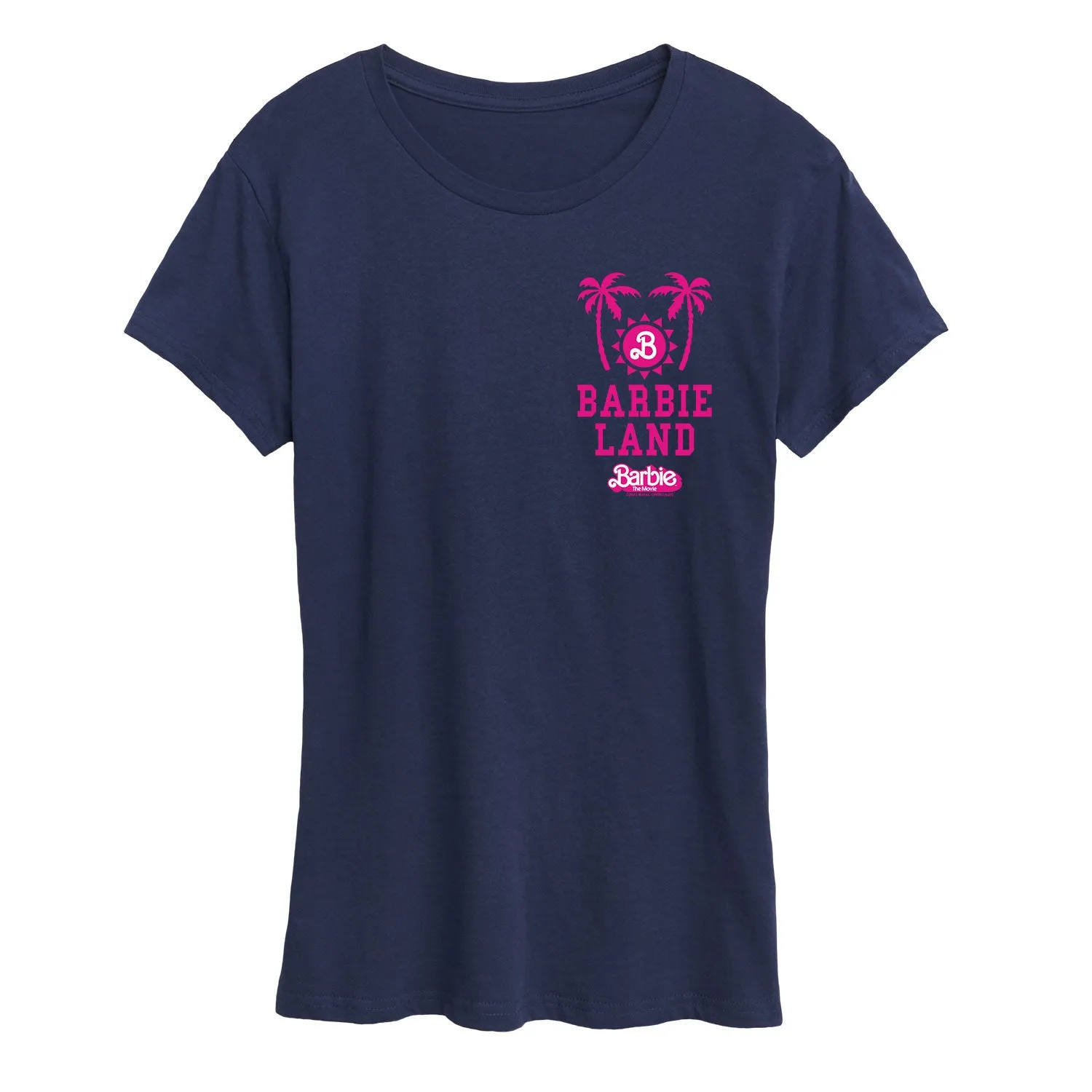 Barbie - Barbie Land Palm Trees & Sun - Women's Short Sleeve Graphic T-Shirt sold by Zulily product image thumbnail 2