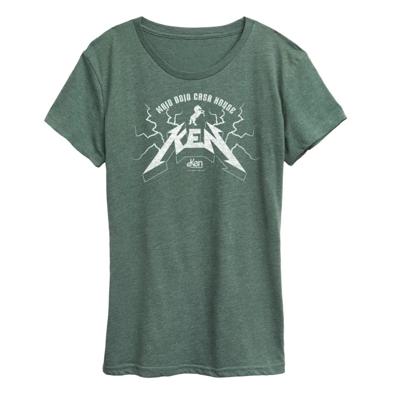Barbie The Movie - Country Metal Ken  - Women's Short Sleeve Graphic T-Shirt sold by Zulily