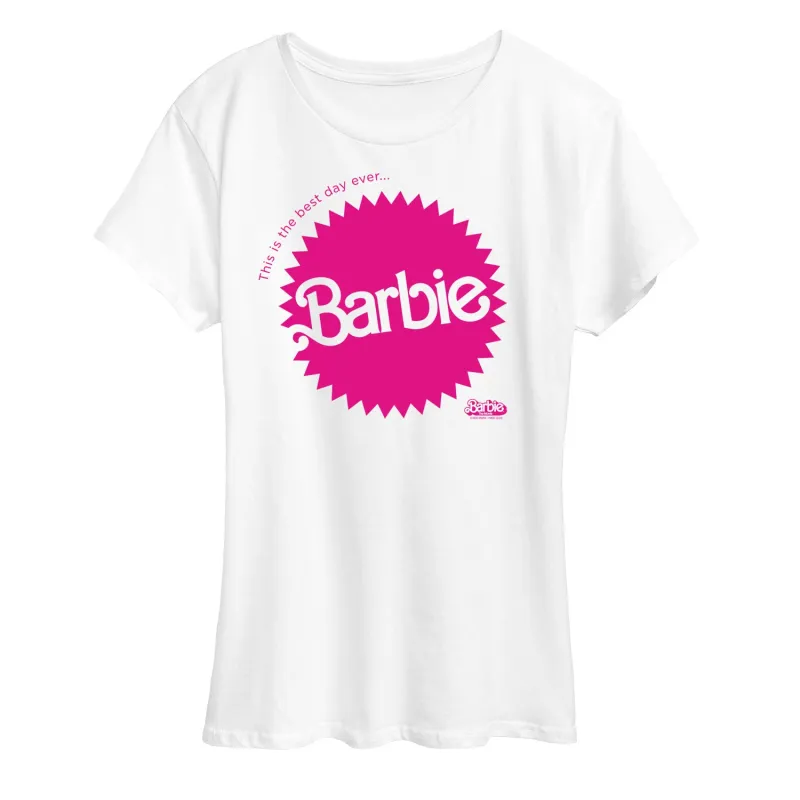 Barbie The Movie - Mattel Barbie Burst - Women's Short Sleeve Graphic T-Shirt sold by Zulily