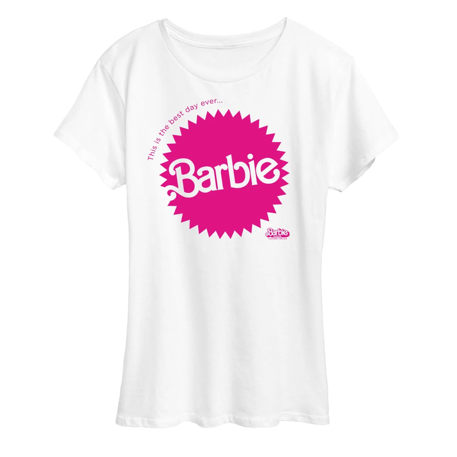 Barbie The Movie - Mattel Barbie Burst - Women's Short Sleeve Graphic T-Shirt sold by Zulily