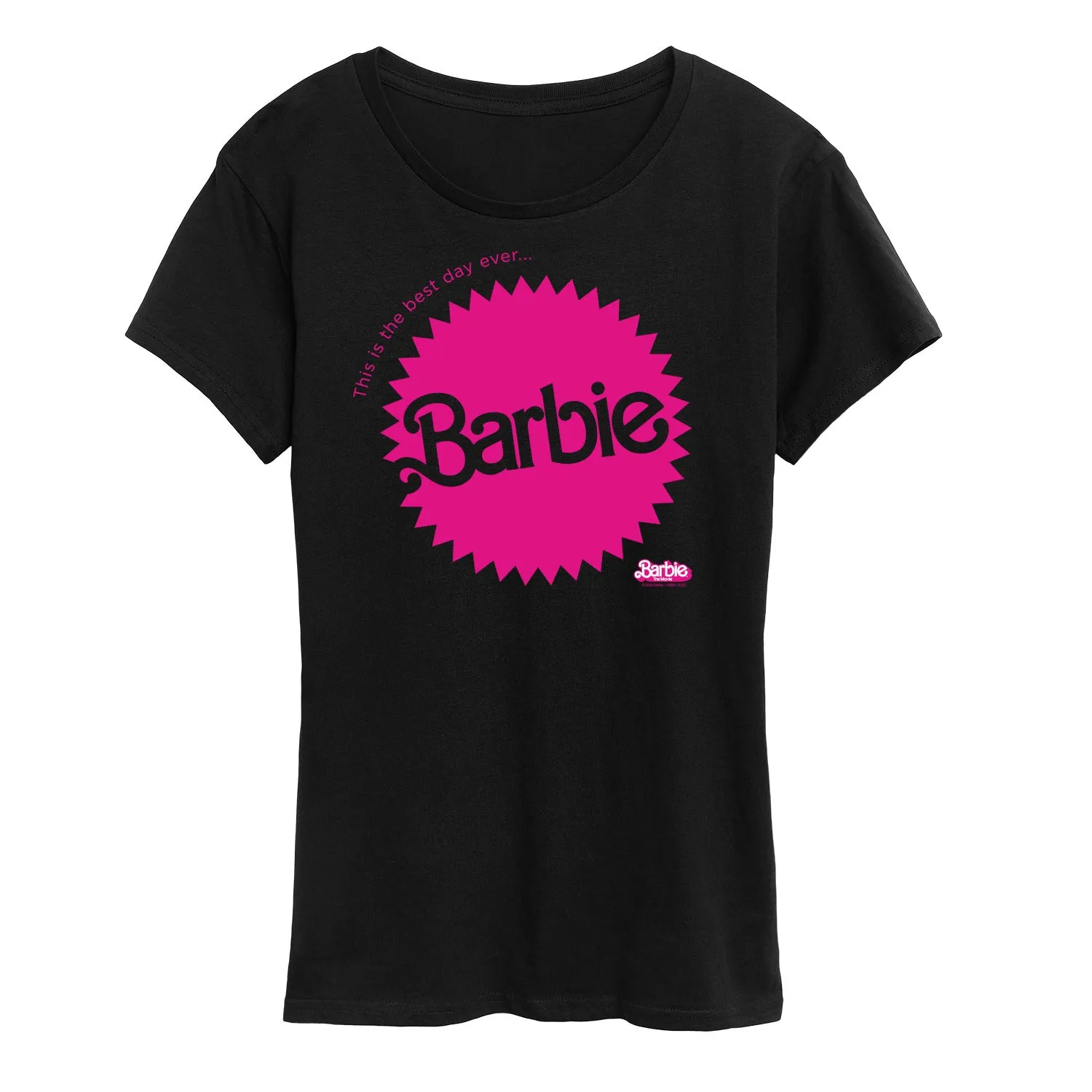 Barbie The Movie - Mattel Barbie Burst - Women's Short Sleeve Graphic T-Shirt sold by Zulily product image thumbnail 2