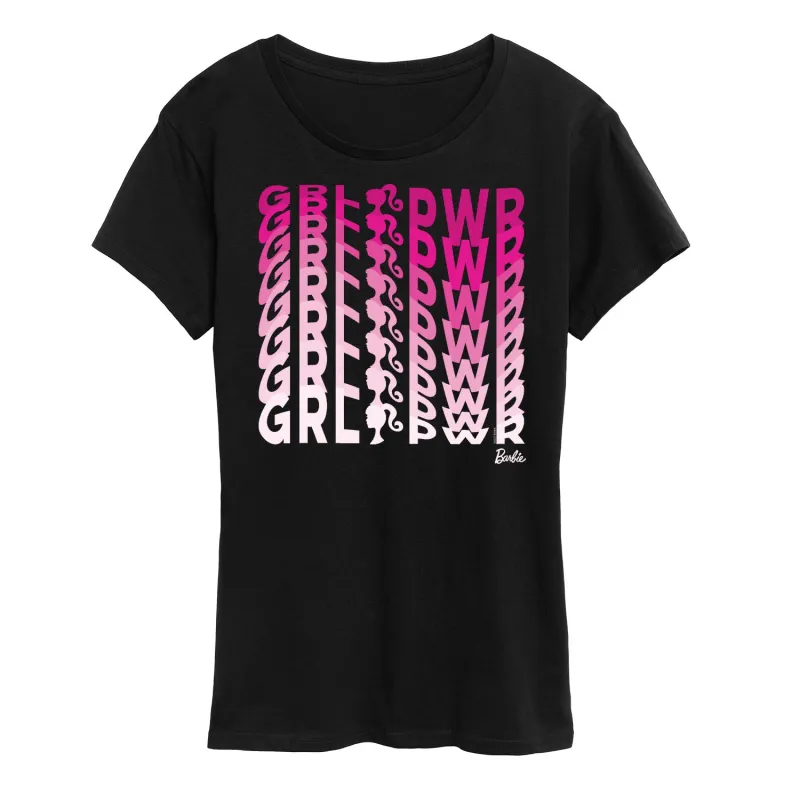 Barbie - Girl Power - Retro Style - Women's Short Sleeve Graphic T-Shirt sold by Zulily
