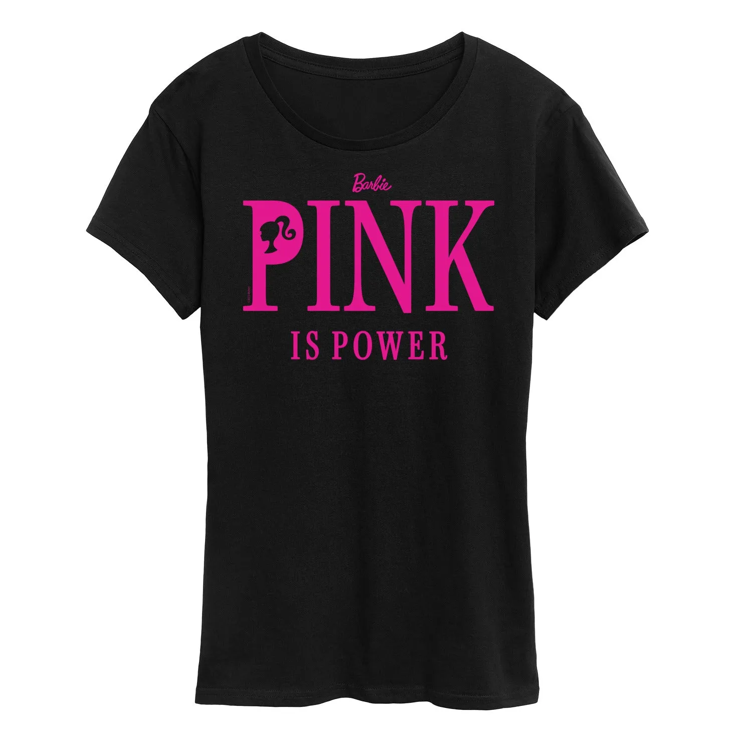 Barbie - Pink is Power - Women's Short Sleeve Graphic T-Shirt sold by Zulily product image thumbnail 3