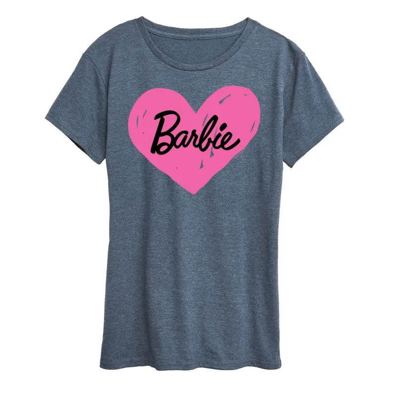 Barbie - Hand Painted Heart - Women's Short Sleeve Graphic T-Shirt sold by Zulily