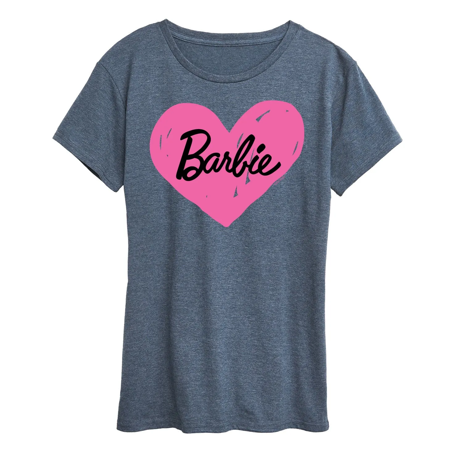 Barbie - Hand Painted Heart - Women's Short Sleeve Graphic T-Shirt sold by Zulily