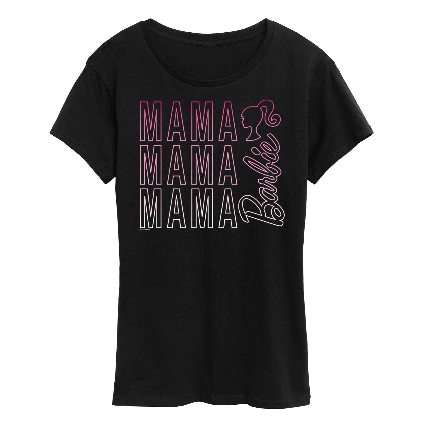 Barbie - Family Matching - Mama and Mini - Mama - Women's Short Sleeve Graphic T-Shirt sold by Zulily