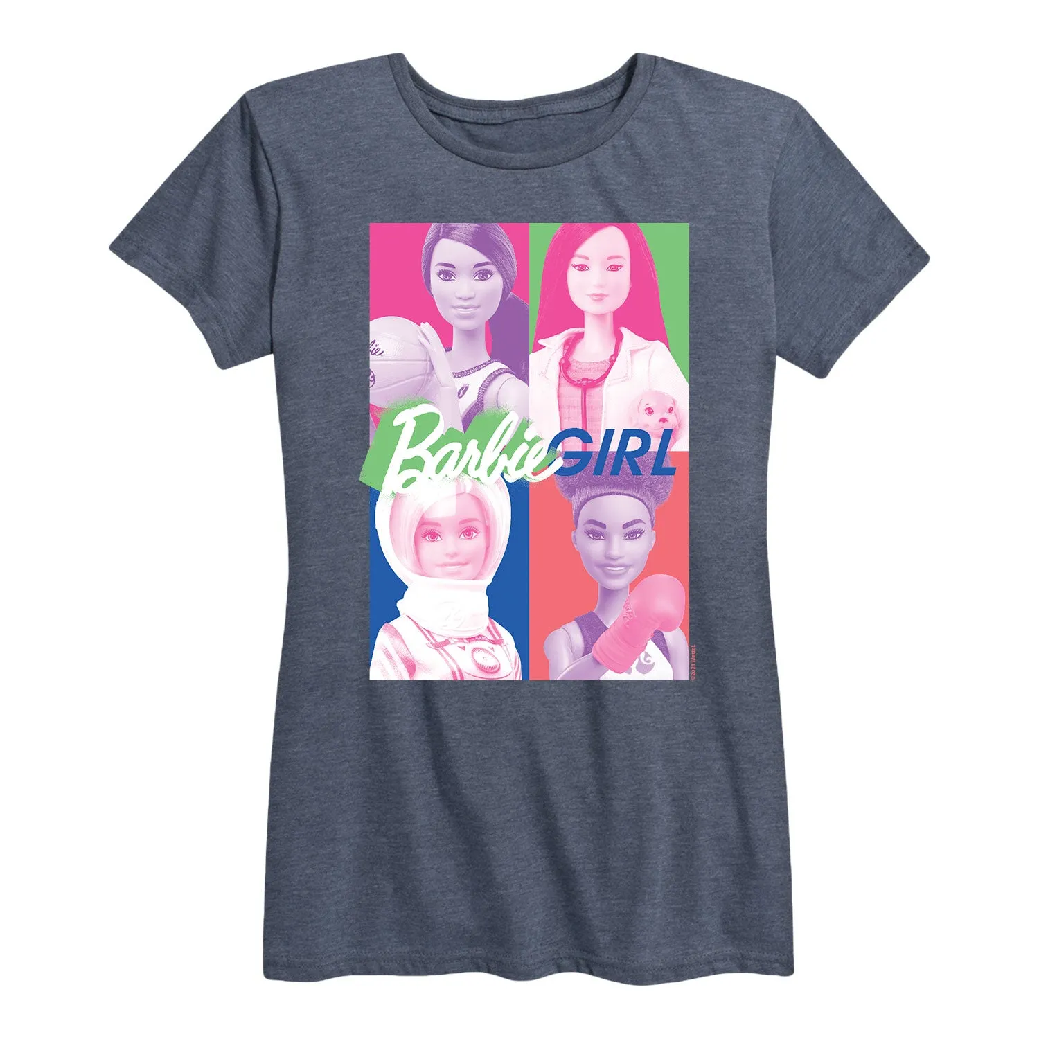 Barbie Girl Professionals - Women's Short Sleeve Graphic T-Shirt sold by Zulily