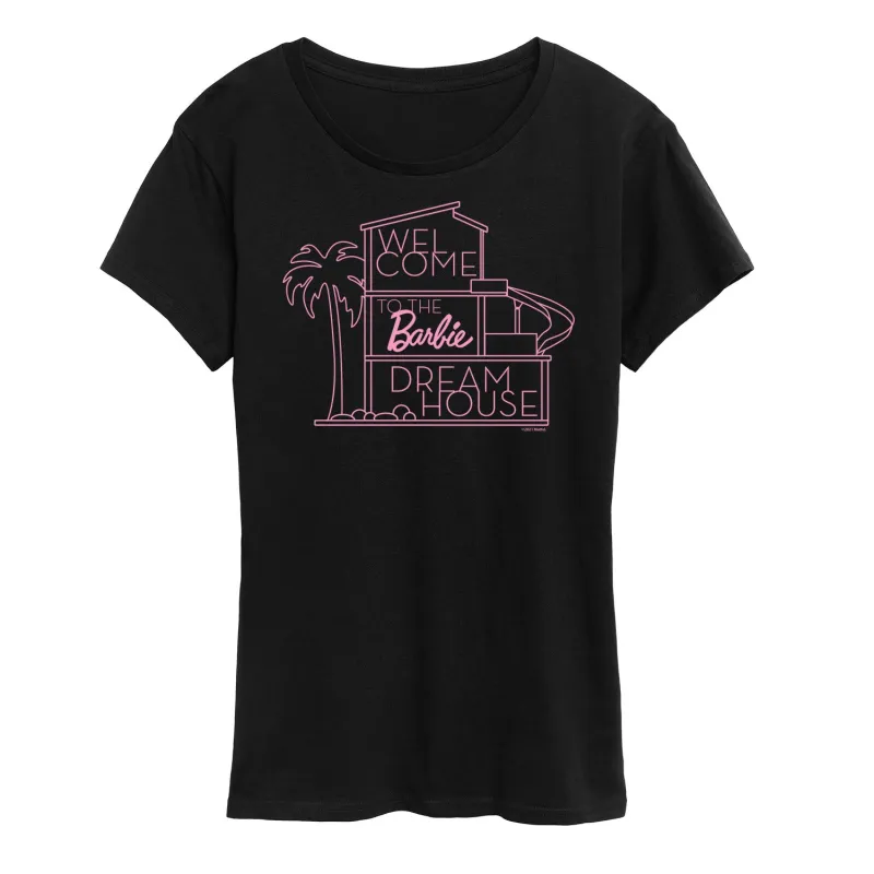 Barbie - Welcome to the Barbie Dream House - Women's Short Sleeve Graphic T-Shirt sold by Zulily