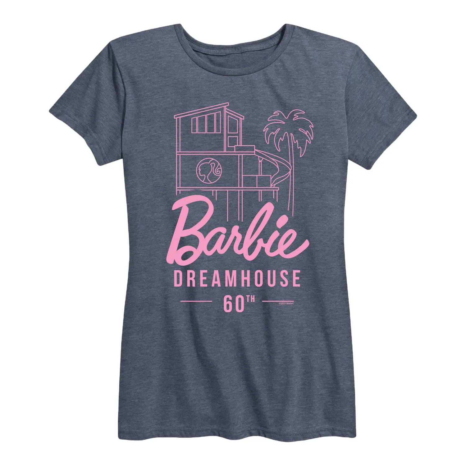 Barbie - Barbie Dreamhouse 60Th - Women's Short Sleeve Graphic T-Shirt sold by Zulily