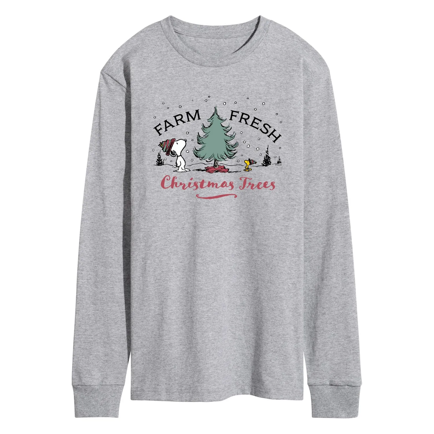 Peanuts - Farm Fresh Trees - Men's Long Sleeve T-Shirt sold by Zulily product image thumbnail 2