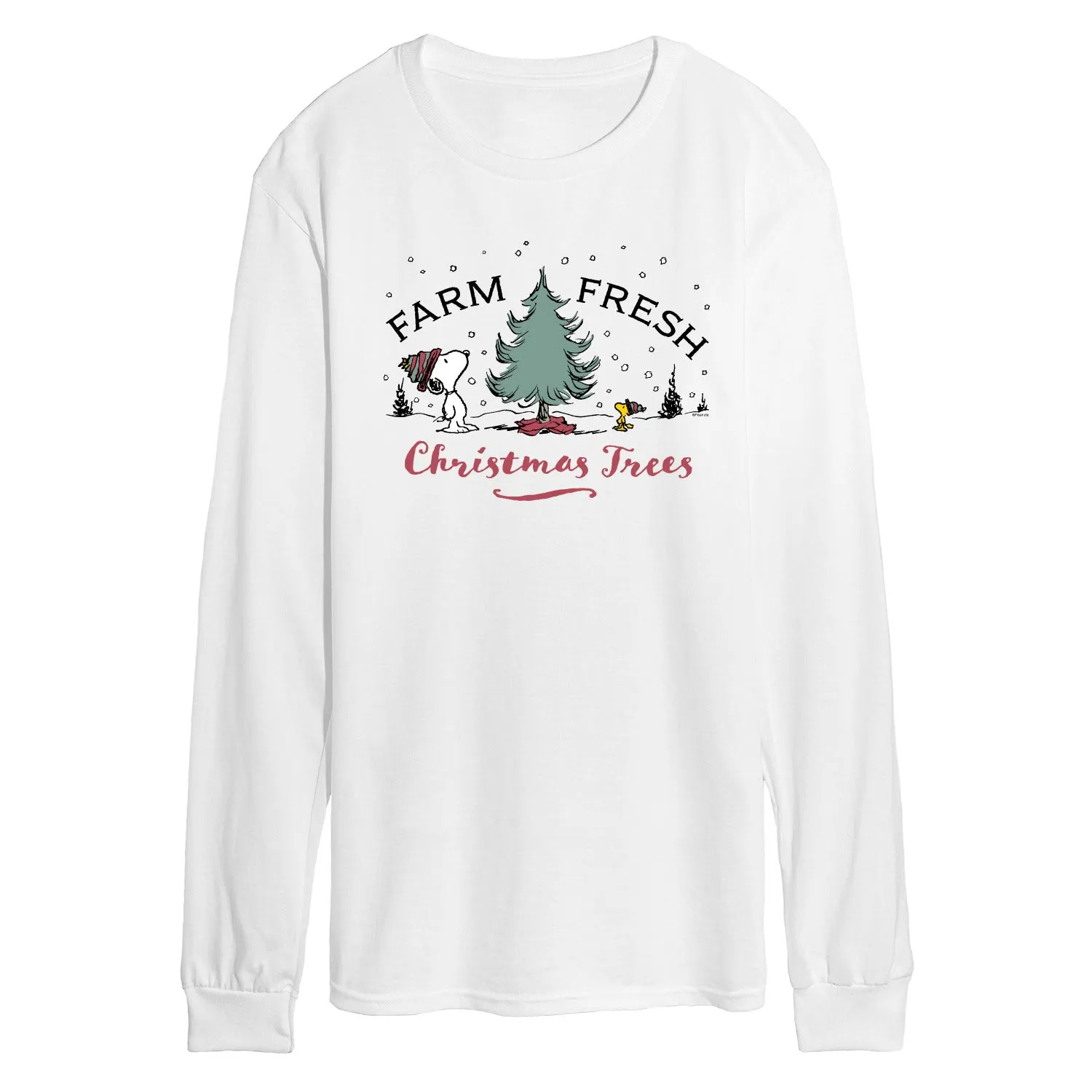 Peanuts - Farm Fresh Trees - Men's Long Sleeve T-Shirt sold by Zulily