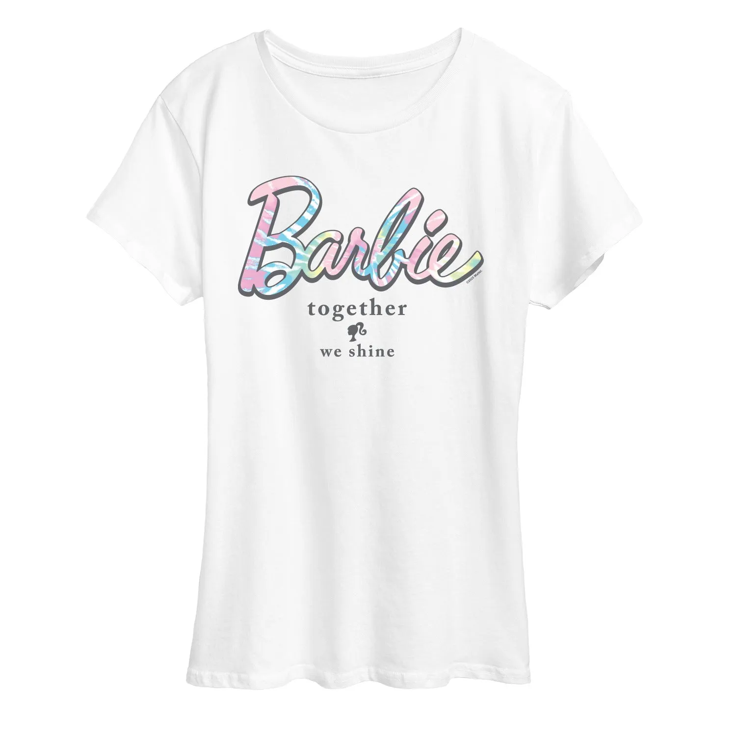 Barbie - Tie Dye Barbie - Women's Short Sleeve Graphic T-Shirt sold by Zulily