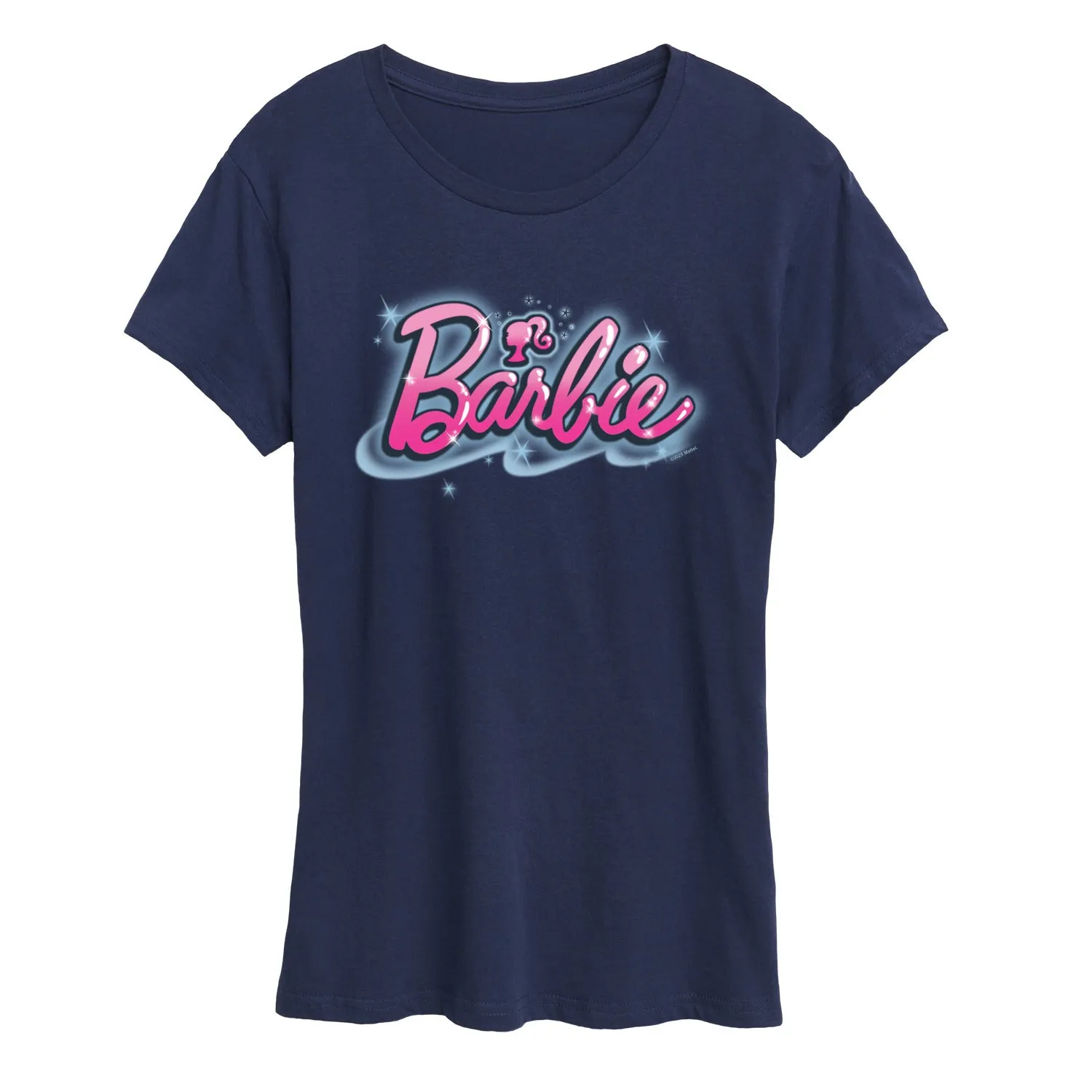 Barbie - Airbrush Logo - Women's Short Sleeve Graphic T - Shirt sold by Zulily product image thumbnail 4