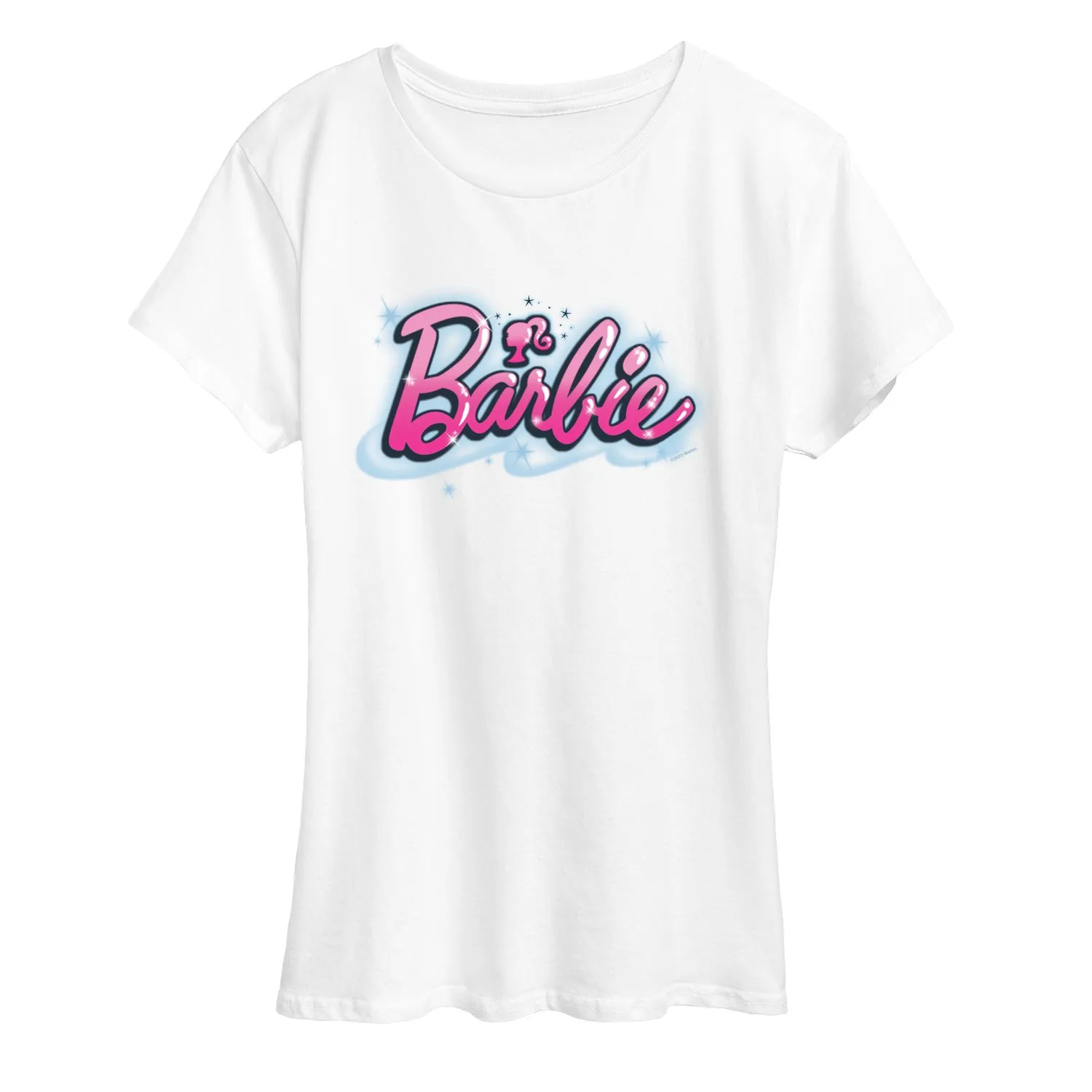 Barbie - Airbrush Logo - Women's Short Sleeve Graphic T - Shirt sold by Zulily product image thumbnail 5