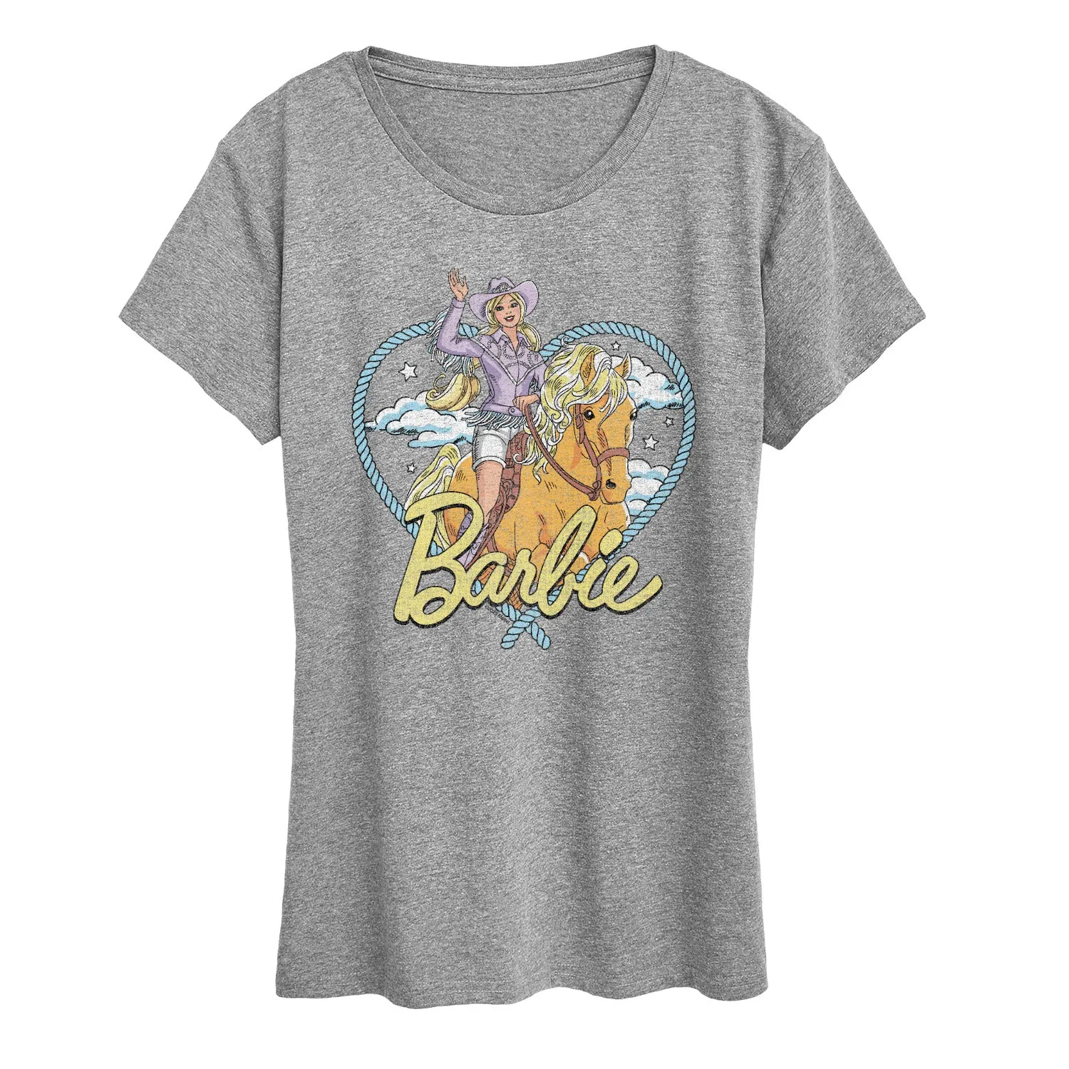 Barbie - Western Heart - Women's Short Sleeve Graphic T-Shirt sold by Zulily product image thumbnail 2