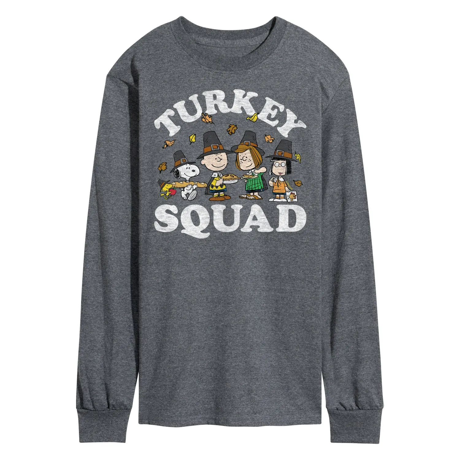 Peanuts - Turkey Squad - Men's Long Sleeve T-Shirt sold by Zulily product image thumbnail 2
