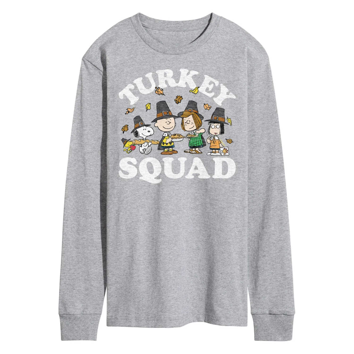 Peanuts - Turkey Squad - Men's Long Sleeve T-Shirt sold by Zulily