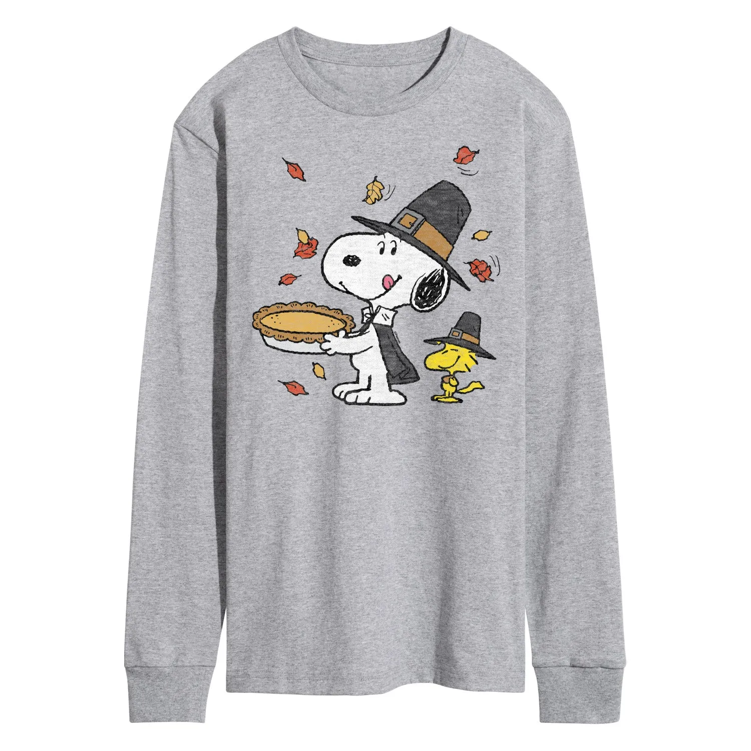 Peanuts - Thanksgiving Scene - Men's Long Sleeve T-Shirt sold by Zulily