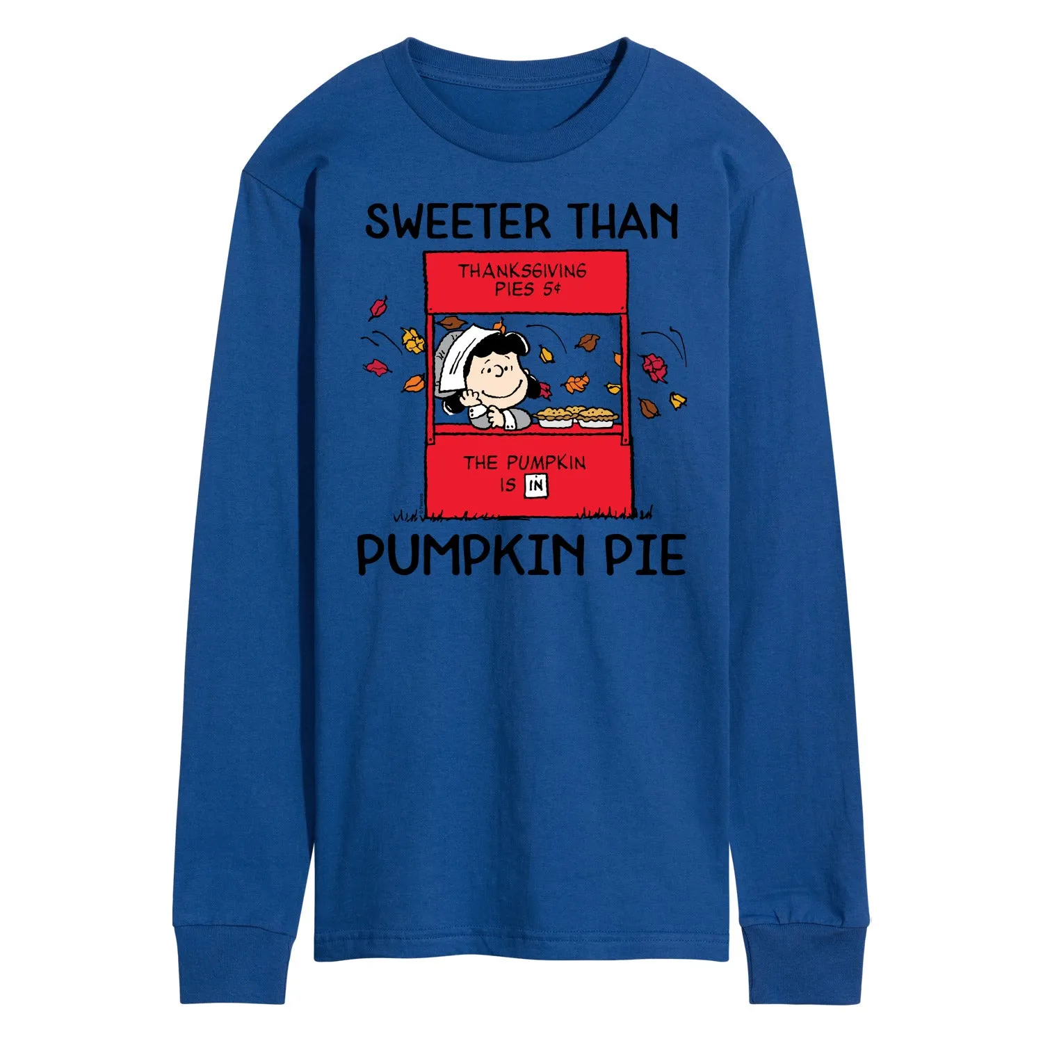Peanuts - Sweeter Than Pumpkin Pie - Men's Long Sleeve T-Shirt sold by Zulily