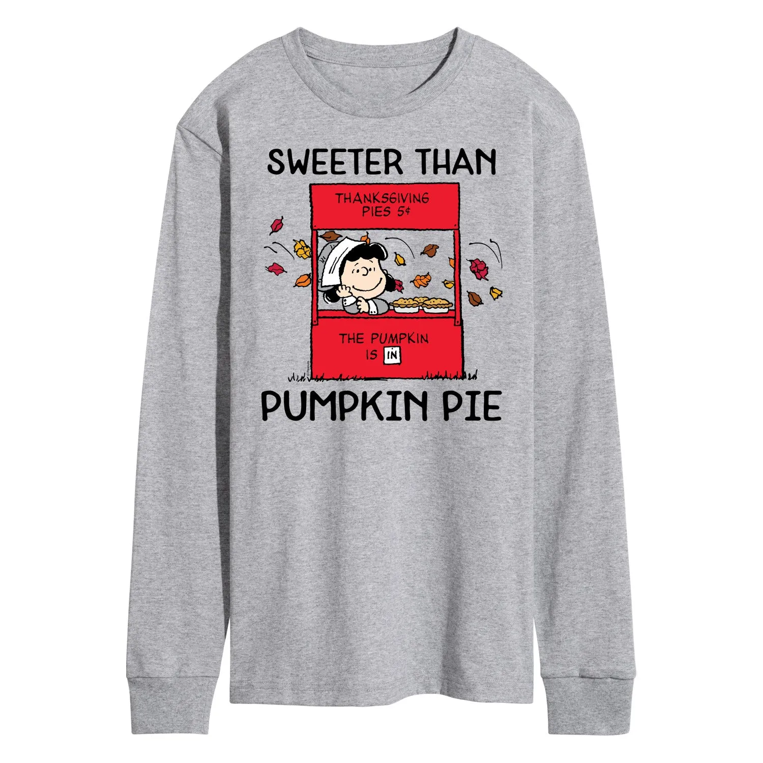 Peanuts - Sweeter Than Pumpkin Pie - Men's Long Sleeve T-Shirt sold by Zulily product image thumbnail 2