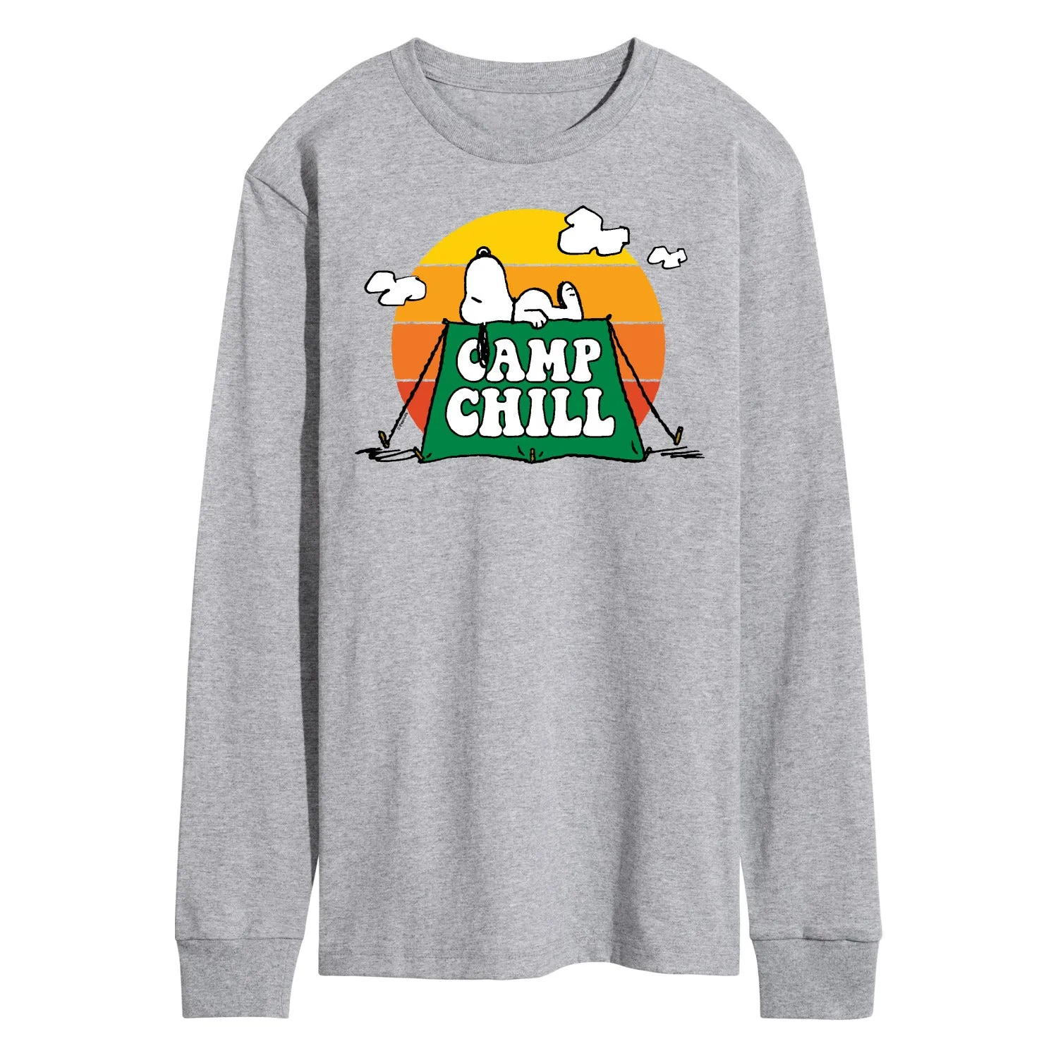 Peanuts - Camp Chill - Men's Long Sleeve T-Shirt sold by Zulily