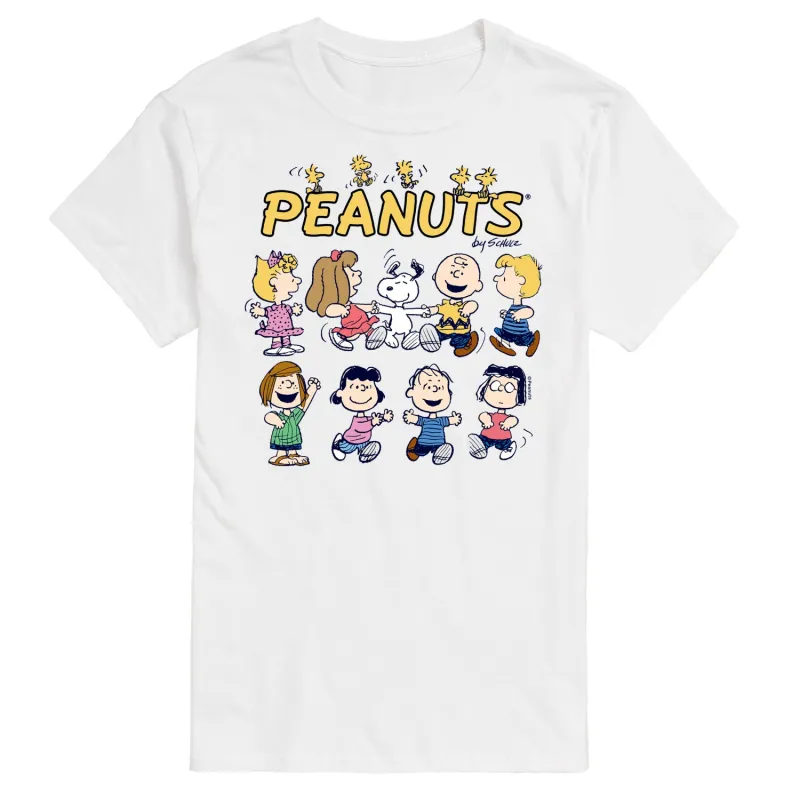 Peanuts - Peanuts Characters - Men's Short Sleeve Graphic T-Shirt sold by Zulily