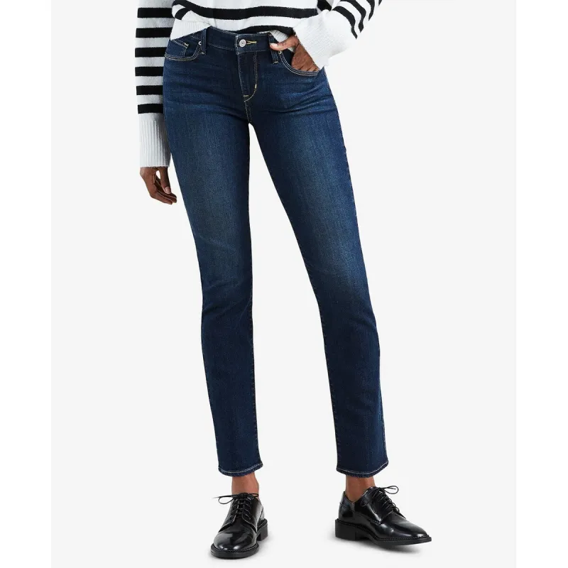 Levi's Women's Classic Modern Mid Rise Skinny Jeans Med Blue Size 18 sold by Zulily