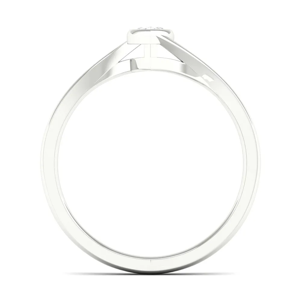 De Couer 10k Gold 1/5ct TDW Diamond Bypass Ring sold by Zulily