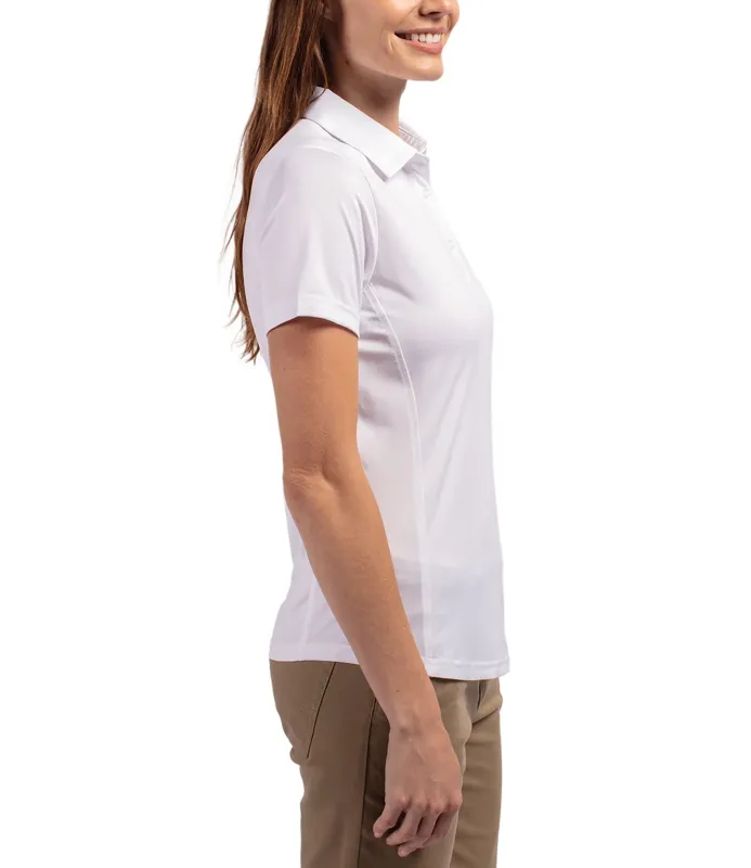 Cutter & Buck Prospect Eco Textured Stretch Recycled Womens Short Sleeve Polo by Cutter & Buck Apparel made by Cutter & Buck