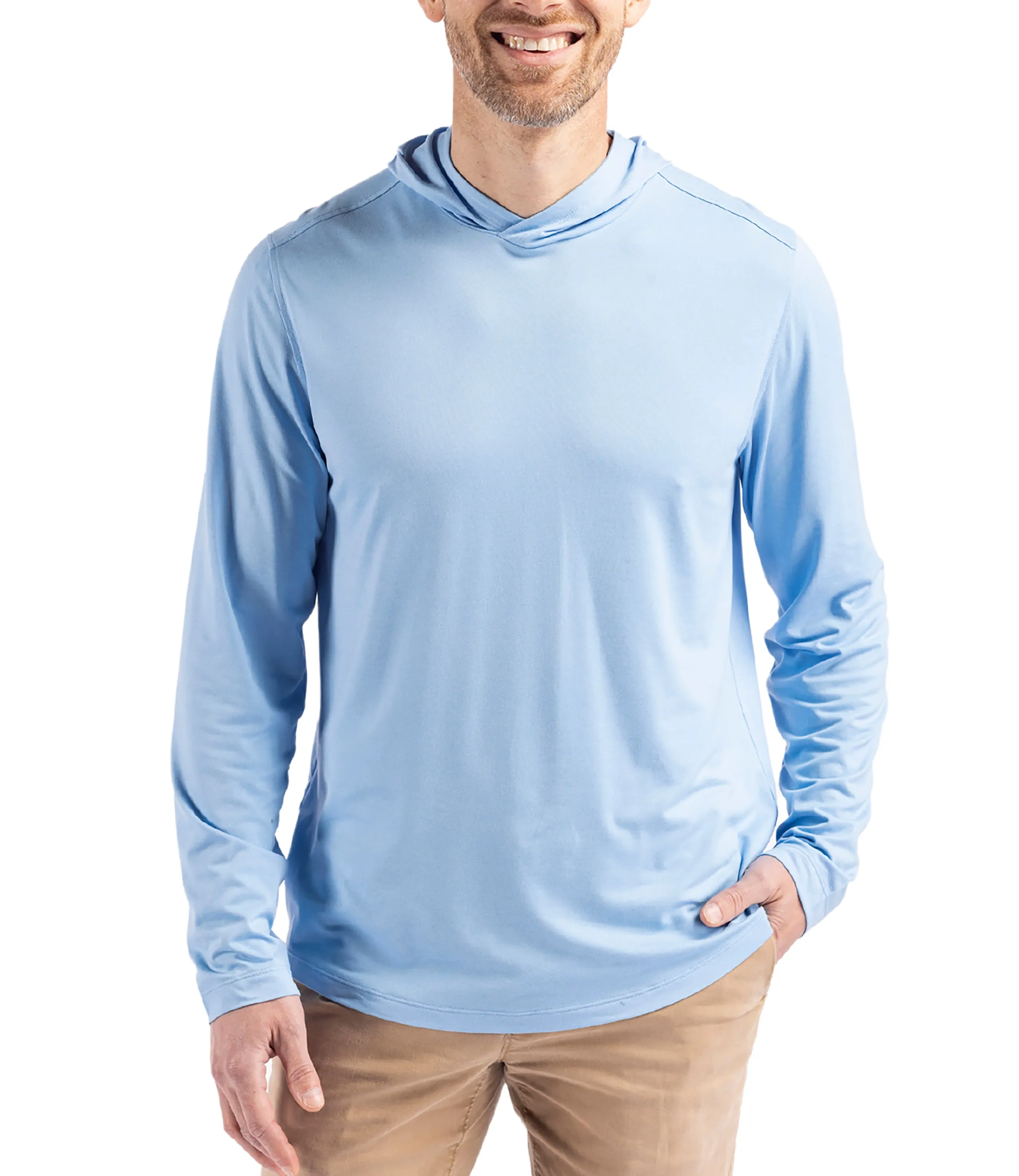 Cutter & Buck Coastline Epic Comfort Eco Recycled Mens Hooded Shirt by Cutter & Buck Apparel sold by Zulily