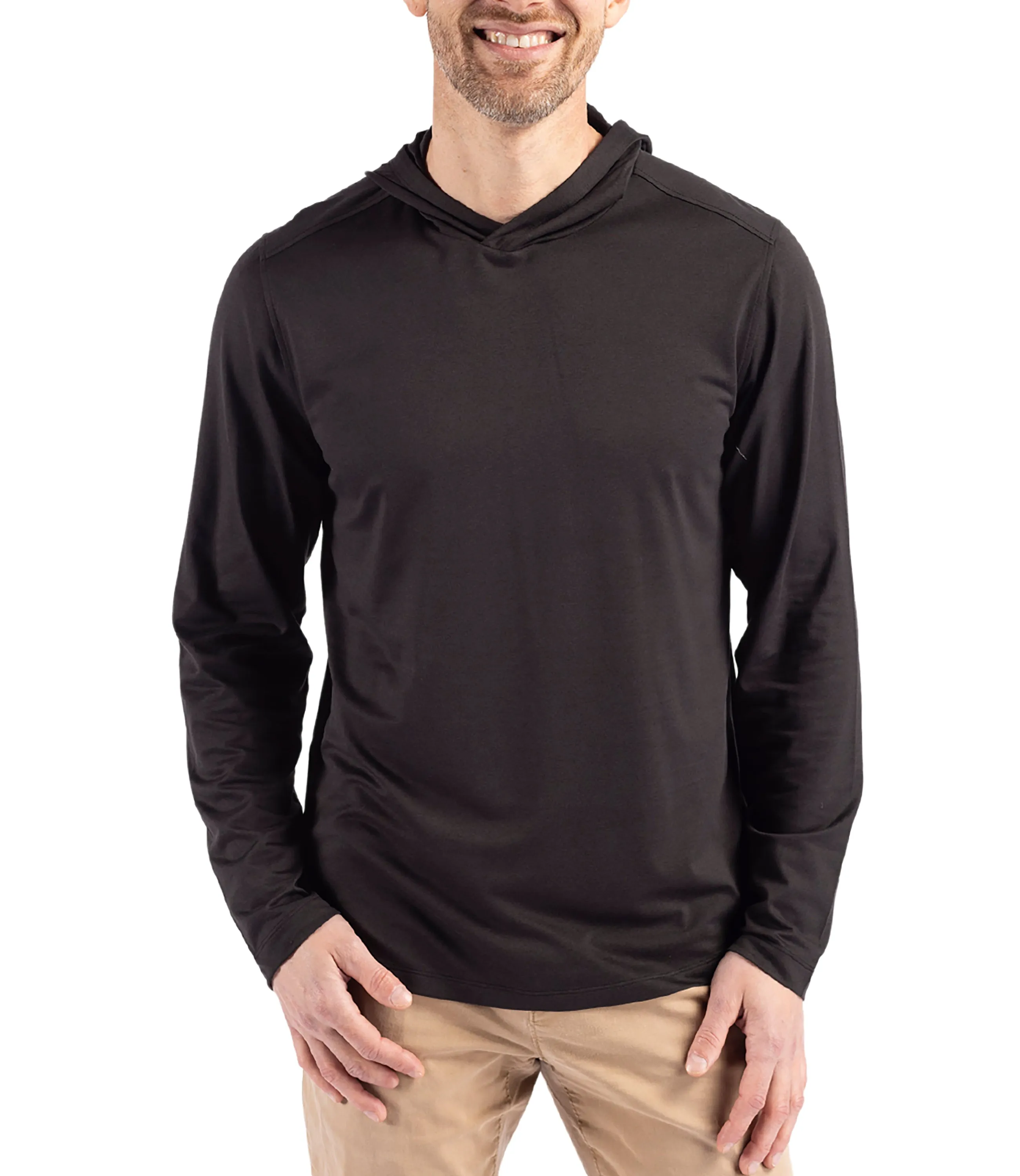 Cutter & Buck Coastline Epic Comfort Eco Recycled Mens Hooded Shirt by Cutter & Buck Apparel sold by Zulily product image thumbnail 4