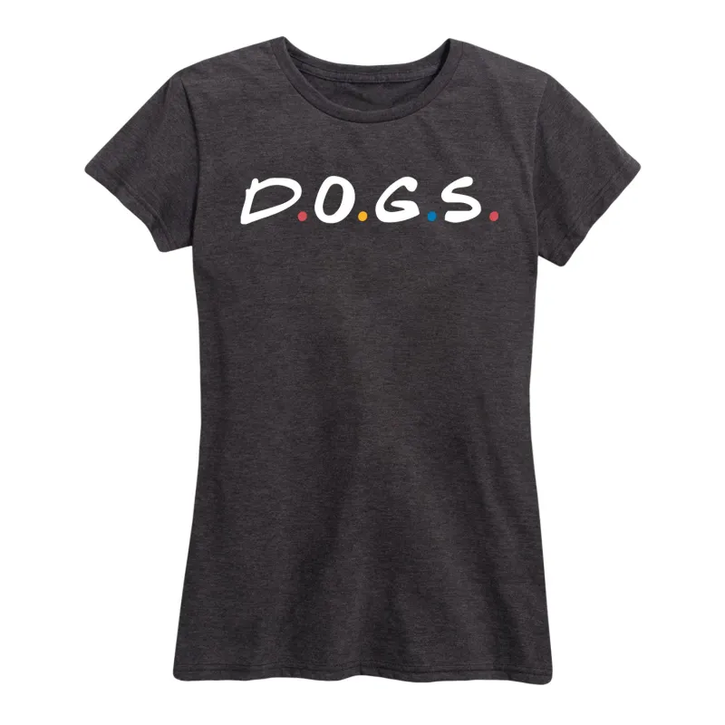 Instant Message - Dogs - Women's Short Sleeve Graphic T-shirt made by Zulily