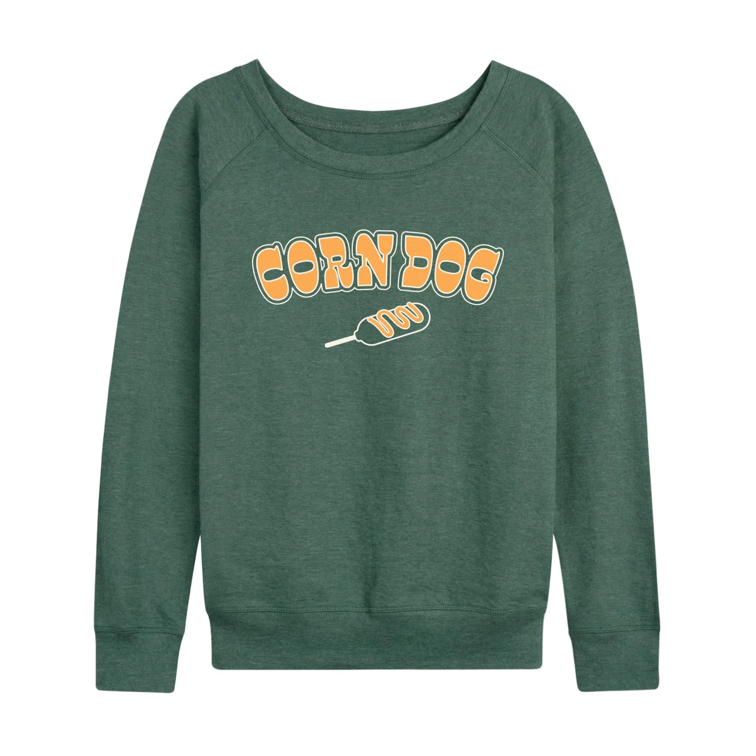 Instant Message - Corn Dog - Women's French Terry Long Sleeve Pullover sold by Zulily